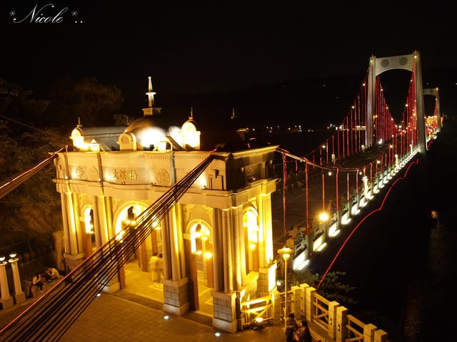 《桃園夜景》大溪橋