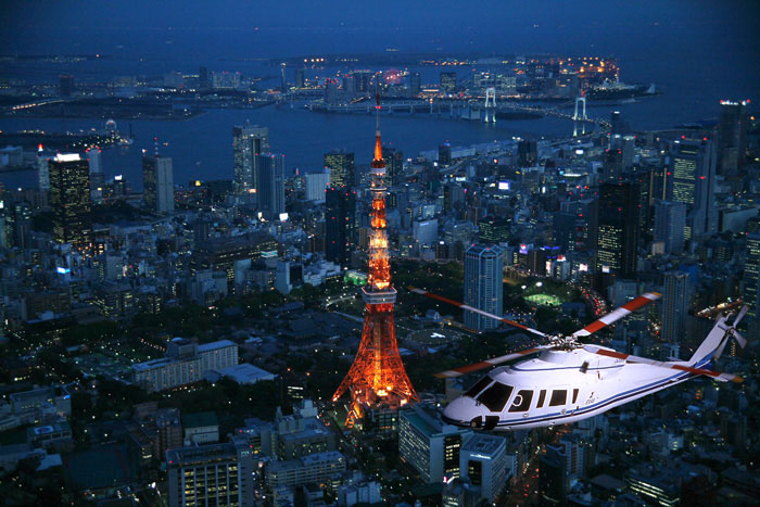 俯瞰東京夜景