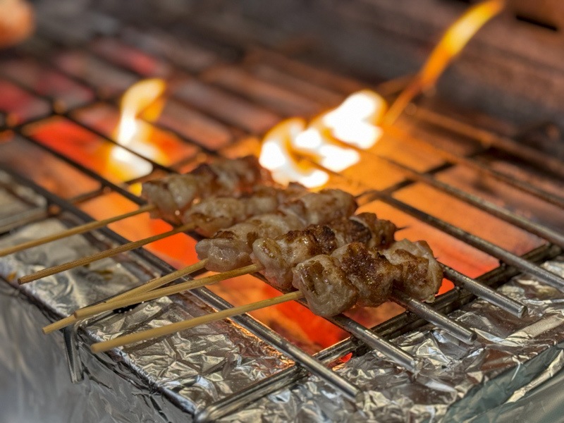 台南美食「失態炭火手作 Shitai YAKI TORI」新開幕最美居酒屋！白燈籠牆超美超壯觀！